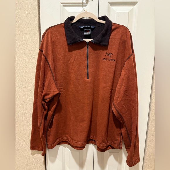 Arc’teryx Vintage Half Zip Polartec Fleece Pullover Sweater Men’s , XL - Picture 1 of 8